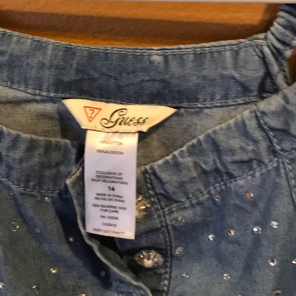 Guess  blue jean rumper like new - Picture 2 of 4